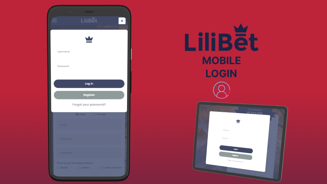 LiliBet mobile login